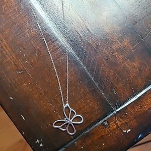 Authentic Tiffany butterfly pendant